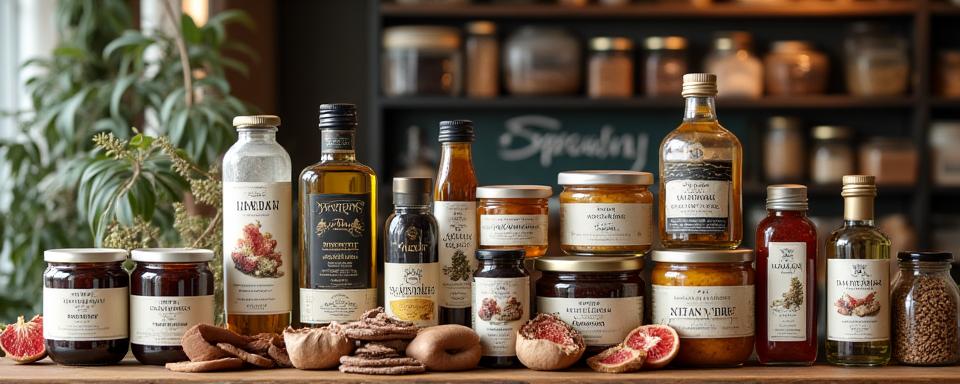 An array of carefully curated organic and specialty food products